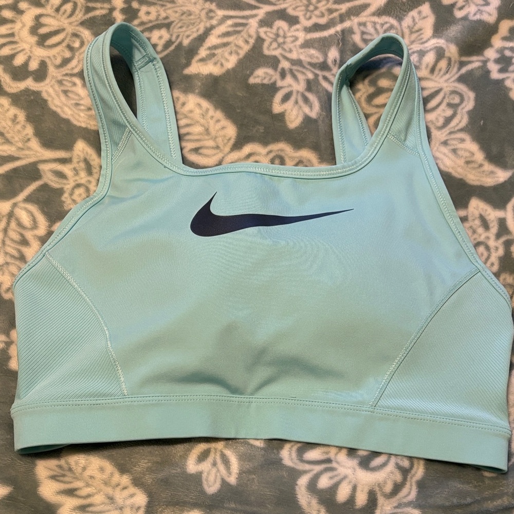 Nike Women's Light Blue Sports Bra